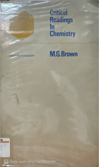 Critical Reading In Chemistry