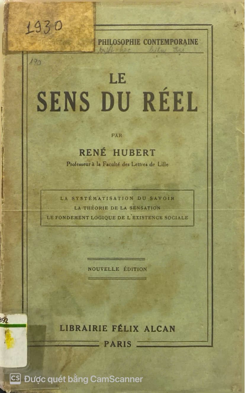 Le Sens Du Réel