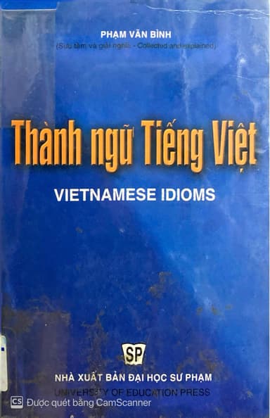 Thành Ngữ Tiếng Việt