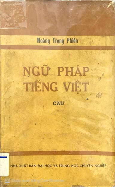 Ngữ Pháp Tiếng Việt Câu
