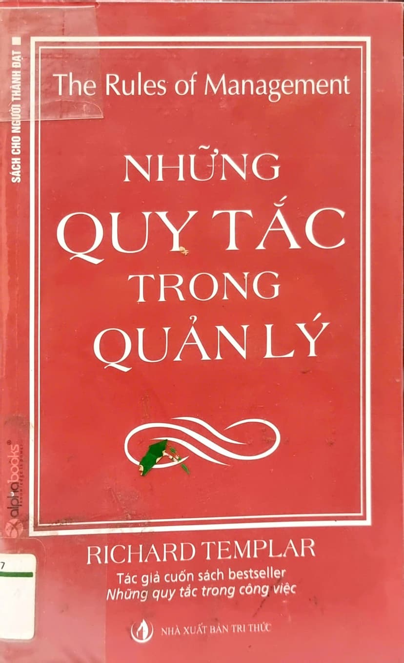 Những Quy Tắc Trong Quản Lý