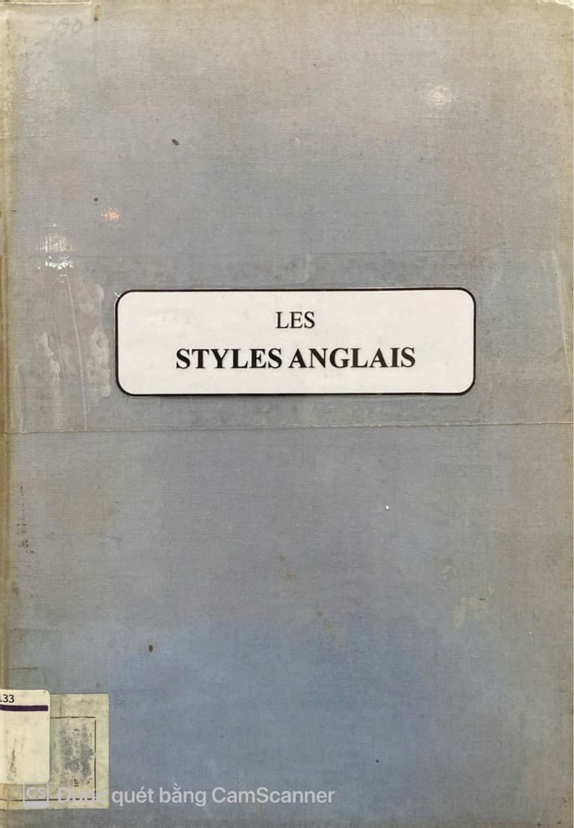 Les Styles Anglais