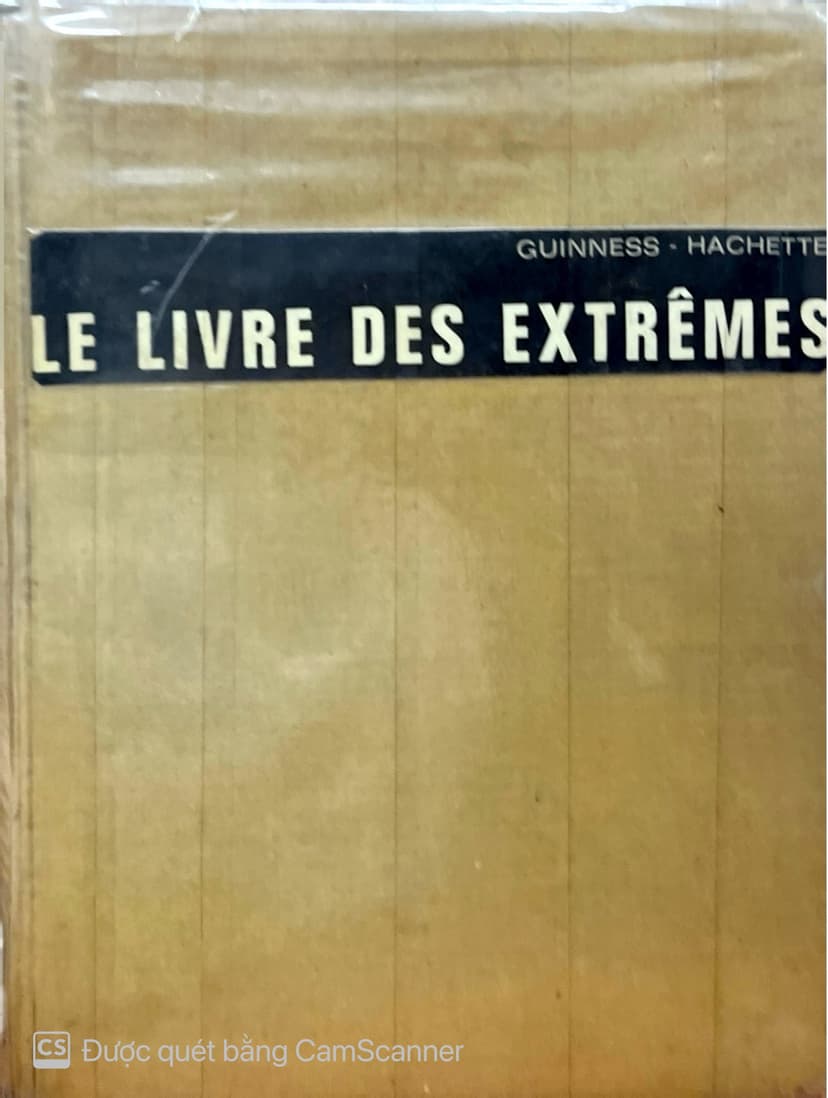 Le Livre Des Extrêmes
