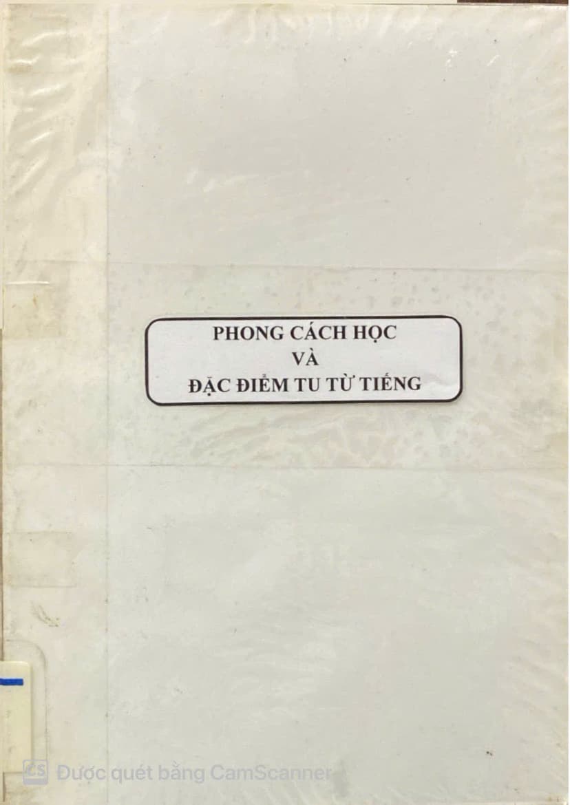 Phong Cách Học Và Đặc Điểm Tu Từ Tiếng Việt