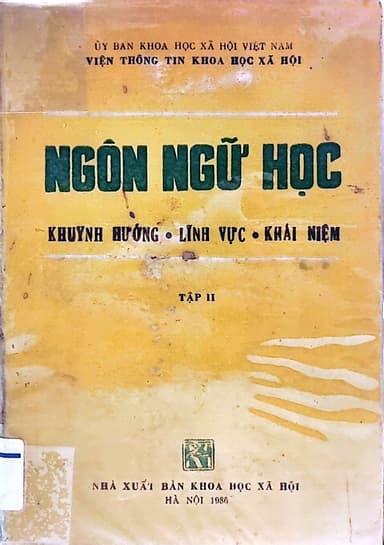 Ngôn Ngữ Học - Tập 2