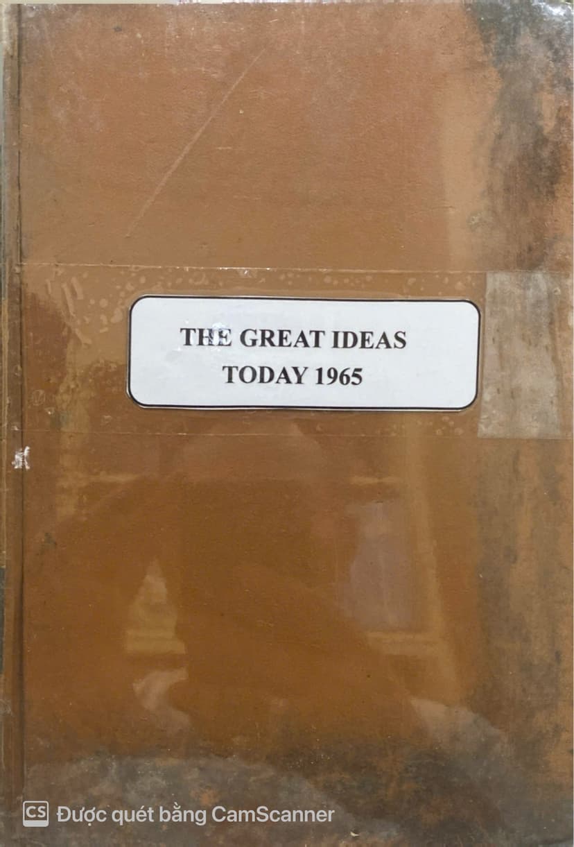 The Great Ideas Today 1965